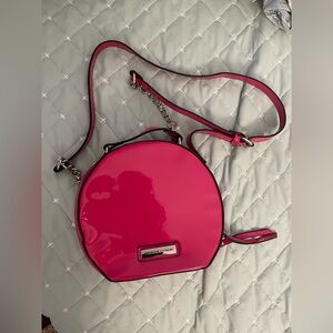 Adrienne Vittadini Pink Crossbody Bag with Modern Design